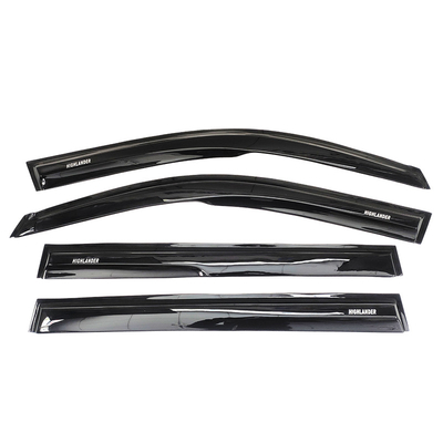 Sports ACRYLIC PMMA For Toyota HIGHLANDER Car Door Sun Shade Window Visor Sun Rain Shield Wind Deflector AIR PRESS 2001-2006