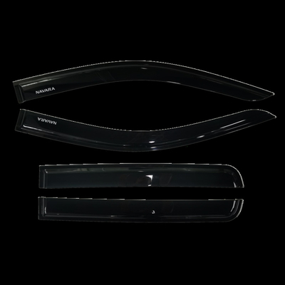 Sports Auto Parts Car Window Sun Visor Side Deflectors Sun Vent Rain Guard Weather Shield For Nissan Navara 2016-2020