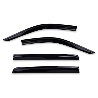 Plastic Side Window Vent Sun Visor Deflectors Rain Guards For Chevrolet Silverado 1500 Crew Cab And For Sierra 1500 Crew Cab GMC Pickup Truck